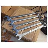 5 Larger Sequential SAE Combination Wrenches 1 3/8" - 1 7/8" 5 Larger Sequential SAE Combination Wrenches 1 3/8" - 1 7/8"