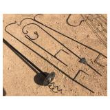Group Ornamental Outdoor Iron - Stand - Shepperd Hooks - Trellis Group Ornamental Outdoor Iron - Stand - Shepperd Hooks - Trellis