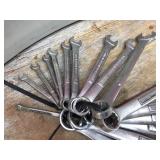 Nice Craftsman 16 Pc Sequential SAE Combination Wrenches Nice Craftsman 16 Pc Sequential SAE Combination Wrenches