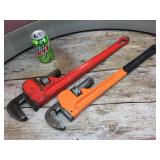 2 Pipe Wrenches - 24" Decent 2 Pipe Wrenches - 24" Decent