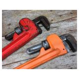2 Pipe Wrenches - 24" Decent 2 Pipe Wrenches - 24" Decent