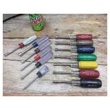 Craftsman 7 Pc SAE Comfort grip Nut Driver Set Plus Others Craftsman 7 Pc SAE Comfort grip Nut Driver Set Plus Others