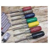 Craftsman 7 Pc SAE Comfort grip Nut Driver Set Plus Others Craftsman 7 Pc SAE Comfort grip Nut Driver Set Plus Others