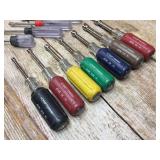 Craftsman 7 Pc SAE Comfort grip Nut Driver Set Plus Others Craftsman 7 Pc SAE Comfort grip Nut Driver Set Plus Others