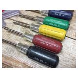 Craftsman 7 Pc SAE Comfort grip Nut Driver Set Plus Others Craftsman 7 Pc SAE Comfort grip Nut Driver Set Plus Others