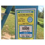 Werner Electro-Master 6006 Fiberglass 6 Ft Ladder - 250 Lbs Werner Electro-Master 6006 Fiberglass 6 Ft Ladder - 250 Lbs