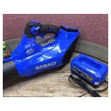 Kobalt 40V Cordless Blower/Battery/Charger - Works! Kobalt 40V Cordless Blower/Battery/Charger - Works!
