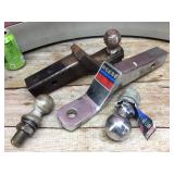 (2) 2" Trailer Hitches with 2" & 2 5/16" Balls (2) 2" Trailer Hitches with 2" & 2 5/16" Balls
