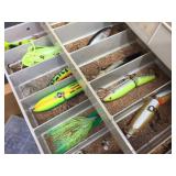 Vintage Plano 8700 Large Tacklebox with Classic Tackle! Vintage Plano 8700 Large Tacklebox with Classic Tackle!