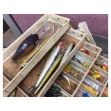 Vintage Plano 8700 Large Tacklebox with Classic Tackle! Vintage Plano 8700 Large Tacklebox with Classic Tackle!