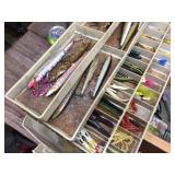 Vintage Plano 8700 Large Tacklebox with Classic Tackle! Vintage Plano 8700 Large Tacklebox with Classic Tackle!