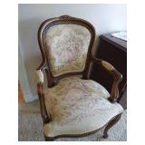 Nice Antique Style Wood/Upholstered Chair Nice Antique Style Wood/Upholstered Chair