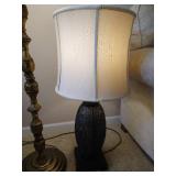 (2) Heavy Lamps - Floor & Table (2) Heavy Lamps - Floor & Table