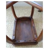 (2) Small Wood Vintage Tables (2) Small Wood Vintage Tables