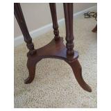 (2) Small Wood Vintage Tables (2) Small Wood Vintage Tables