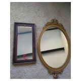 (2) Antique Wall Mirrors (2) Antique Wall Mirrors