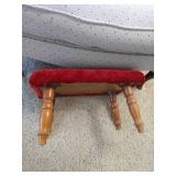 Nice Upholstered Chair & Footstool Nice Upholstered Chair & Footstool