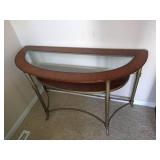 Wood/Metal/Glass Sofa Table Wood/Metal/Glass Sofa Table