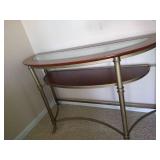 Wood/Metal/Glass Sofa Table Wood/Metal/Glass Sofa Table