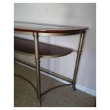 Wood/Metal/Glass Sofa Table Wood/Metal/Glass Sofa Table