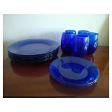Blue Glass Dishes Blue Glass Dishes