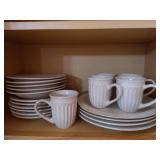 Shelf of Gibson Stoneware Shelf of Gibson Stoneware