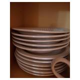 Shelf of Gibson Stoneware Shelf of Gibson Stoneware