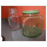 (2) Cookie Jars - One is Large and Very Old (2) Cookie Jars - One is Large and Very Old