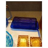 Pretty Colored Glassware Lot Pretty Colored Glassware Lot