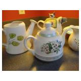 Various Pitchers & Teapots Various Pitchers & Teapots