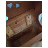 Wood Storage Bench Wood Storage Bench