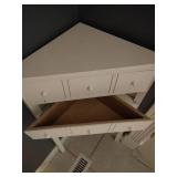 Corner Shelf & Large Covered Basket Corner Shelf & Large Covered Basket