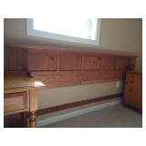 (2) Nightstands & Queen Headboard (2) Nightstands & Queen Headboard