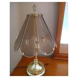 Brass & Glass Touch Lamp Brass & Glass Touch Lamp