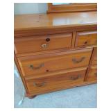 Wood Dresser With Mirror Wood Dresser With Mirror