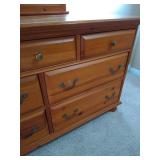 Wood Dresser With Mirror Wood Dresser With Mirror