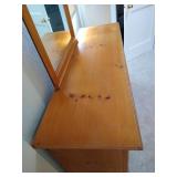 Wood Dresser With Mirror Wood Dresser With Mirror