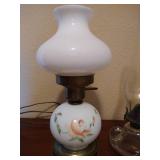 (2) Lamps - Electric & Hurricane Lamp (2) Lamps - Electric & Hurricane Lamp