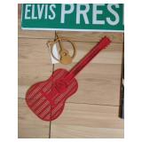 Elvis Presley Tin Sign & Magazine, Etc Elvis Presley Tin Sign & Magazine, Etc