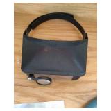Misc. Tool Lot: Vntg Hammer, Chalk Line, Magnifying Headwear, Etc Misc. Tool Lot: Vntg Hammer, Chalk Line, Magnifying Headwear, Etc