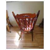 Sturdy Wood Rocking Chair w/ Cushions Sturdy Wood Rocking Chair w/ Cushions