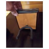 Misc. Lot - Wall Guitar Holder, Clock, Etc Misc. Lot - Wall Guitar Holder, Clock, Etc