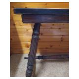Very Neat Vintage Piano Bench With Glass Marble Claw Feet Very Neat Vintage Piano Bench With Glass Marble Claw Feet