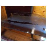 Wood & Glass TV Stand Wood & Glass TV Stand