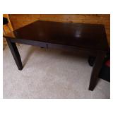 Wood Dining Table w/ Shelf Stored Underneath Wood Dining Table w/ Shelf Stored Underneath