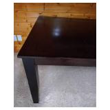 Wood Dining Table w/ Shelf Stored Underneath Wood Dining Table w/ Shelf Stored Underneath