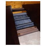 Wood Dining Table w/ Shelf Stored Underneath Wood Dining Table w/ Shelf Stored Underneath