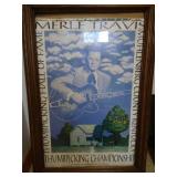 (2) Framed Music Items - Poster Autographed by Thom Bresh (2) Framed Music Items - Poster Autographed by Thom Bresh