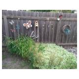 Fence Decorations - Butterflies & Bird Houses Fence Decorations - Butterflies & Bird Houses
