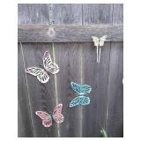 Fence Decorations - Butterflies & Bird Houses Fence Decorations - Butterflies & Bird Houses